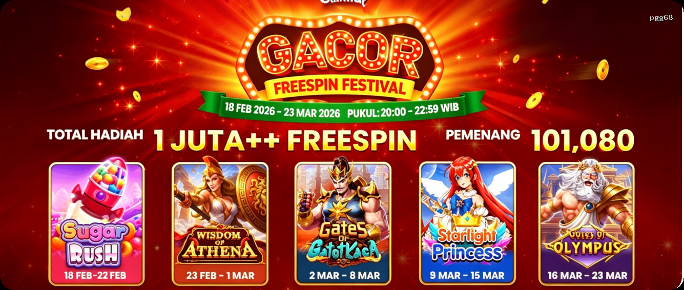 Login pgg68 Sekarang Bonus Melimpah